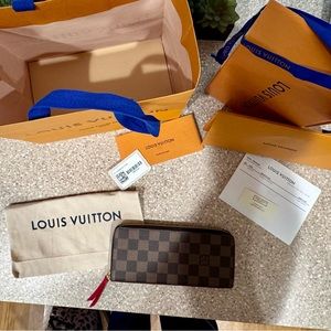 Louis Vuitton, authentic Clemence wallet. No longer produced through LV.